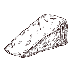 Harvest to Home PCS A piece of meat on a black background, sourced from Harvest to Home PCS.